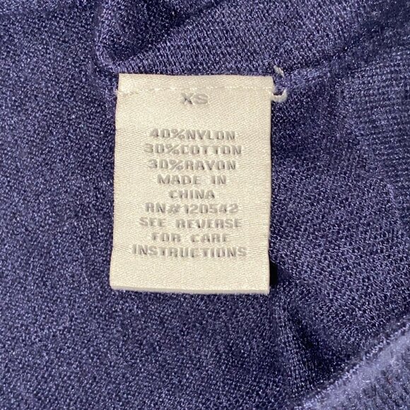 REMAIN Birger Christensen Cardigan Sweater Grandma Pockets Navy Blue Womens XS - Picture 7 of 14